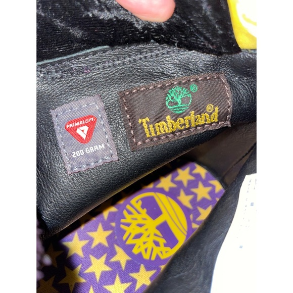 Boys Timberland x NBA Los Angeles Lakers Ankle Boots - Picture 9 of 16